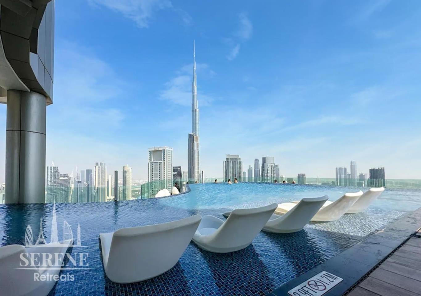 Serene Retreats Paramount 2 Bed Flat With Burj View Lejlighed Dubai Eksteriør billede