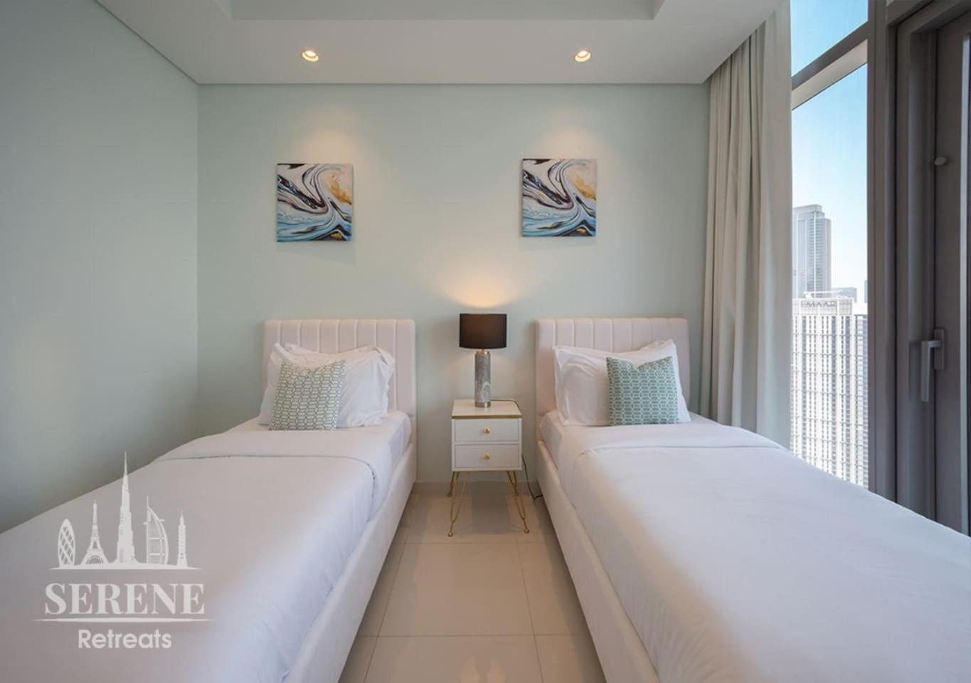 Serene Retreats Paramount 2 Bed Flat With Burj View Lejlighed Dubai Eksteriør billede